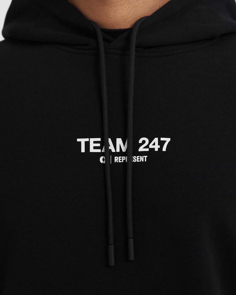Team 247 Oversized Hoodie x Marchon - Black